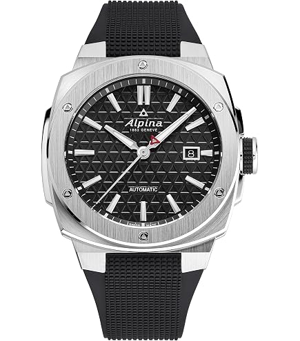 Amazon.com: Alpina Men's Automatic Alpiner Watch, Black Rubber